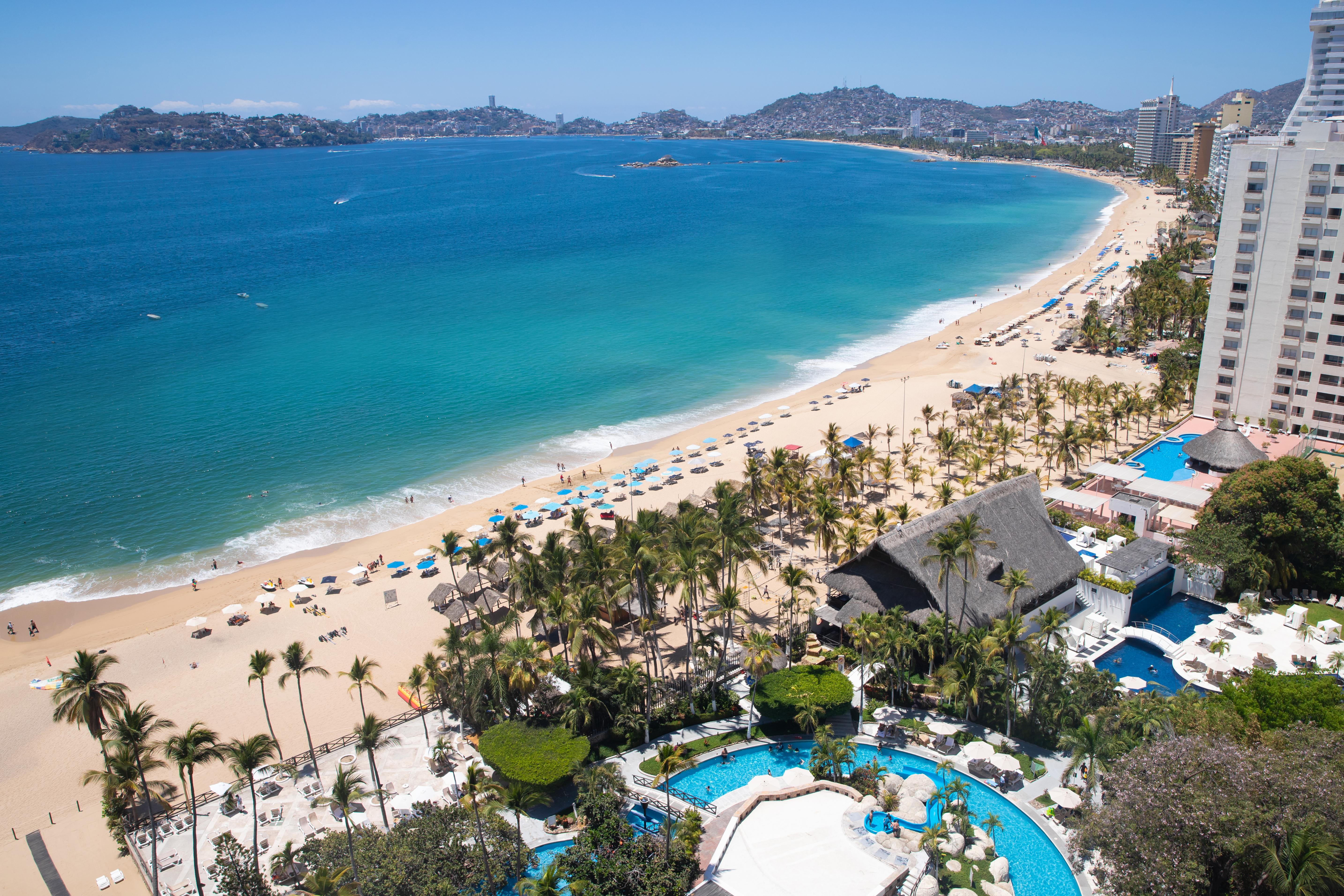 Emporio Acapulco Hotel Ngoại thất bức ảnh Aerial view of the Bay of Acapulco